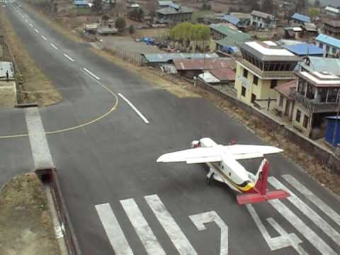 Lukla Airport Nepal 4 take offs