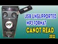 usb unsupported cannot read mp3 in usb, radio, sound system, car stereo, 2021