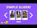 How To Make Ecommerce Website Image Slider with HTML CSS Javascript -EASY TUTORIAL