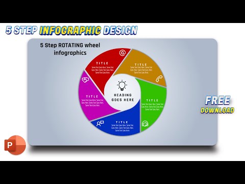 wheel template for powerpoint template free download