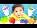 TRAVIS LEARNS COLORS WITH FRUITS AND VEGETABLES | Travis in WONDERLAND
