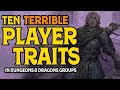 Ten Terrible Player Habits in D&D Games