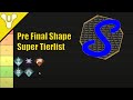 Destiny 2 Super Tier list (Pre Final Shape)