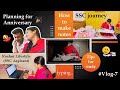 SSC Journey 🎯 || Tips For Study 📚 || How To Make Notes 📝 || Planning For Anniversary 🥰 || Vlog-7