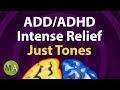 ADD/ADHD Intense Relief Just Tones Extended, ADHD Focus, Isochronic Tones