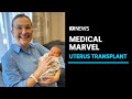 Australia's first uterus transplant recipient gives birth to healthy baby | ABC News