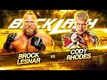 Cody Rhodes vs Brock Lesnar #wwe #backlash
