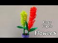 How to make Flowers with paper | DIY Paper Flowers | Easy flower making from paper | Craft flowers