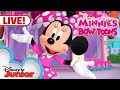 🔴 LIVE! All Minnie's Bow-Toons! 🎀| NEW BOW-TOONS: CAMP MINNIE SHORTS! | @disneyjunior