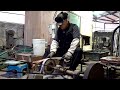 Skillful Sashimi Knife Making Process by 100 Year Old Korean Blacksmith