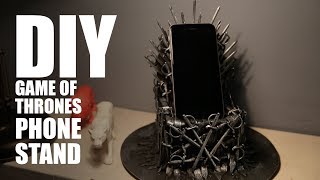 DIY Iron Throne Phone Stand | Game Of Thrones | MadstuffwithRob