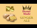 Homemade Ginger Ale with no refined sugar for Drinkmate