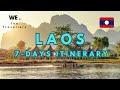 Laos 7-Days Itinerary 2024 🇱🇦 | How To Travel Laos In 7-Days | Laos Travel Guide