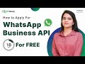 Apply for FREE WhatsApp Business API with Meta Business Partner| AiSensy