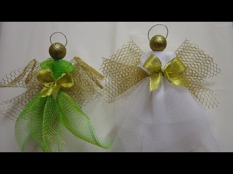 Ангел из фатина своими руками 98