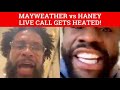 Floyd Mayweather and Devin Haney’s dad Bill  get in a heated argument on Instagram live
