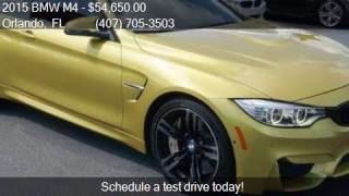 2015 BMW M4 Base 2dr Coupe for sale in Orlando, FL 32807 at