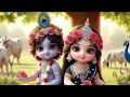 cute lord 🥰🌾 बालकृष्ण cut God video Krishna status video #krishna