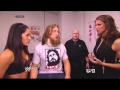 Stephanie, Brie Bella, & Daniel Bryan Backstage