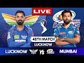 IPL Live: LSG vs MI, Match 48 | IPL Live Scores & Commentary | Mumbai Vs Lucknow Live match today