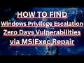 HOW TO: Windows Privilege Escalation via Insecure MSI Packages