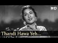 Thandi Hawa Yeh Chandni Suhani  - Jhumroo Songs - Kishore Kumar - Madhubala - Filmigaane