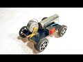 How to Make a Super Fast DC Motor Car  Mini Electric Toy Car