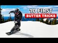 10 First Butter Snowboard Tricks to Learn