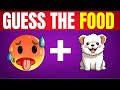 Can You Guess The FOOD by emojis? | 🍕🍩🍔 Emoji Quiz