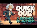 You have only 3 seconds to answer each question! 📚 🧠 General Knowledge Quiz with 25 questions! #quiz