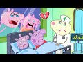 Poor George and Dad!!! Doctor Rebecca Rabbit, Please try to help... Peppa Pig Funny Animation