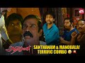 Back-to-back hilarious moments from Aranmanai  👻 | Santhanam | Manobala | Full Movie on Sun NXT
