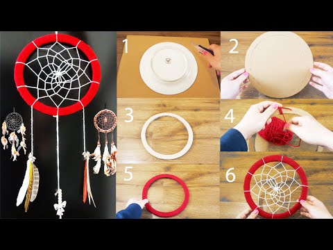Как легко сделать ловец снов своими руками 12
