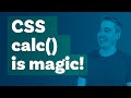 calc() lets you do some real CSS magic