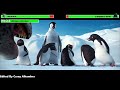 Happy Feet (2006) Leopard Seal Chase with healthbars