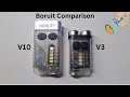 Boruit V10 Review compared to the V3 EDC light