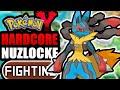 Pokémon Y Hardcore Nuzlocke - FIGHTING Type Pokémon Only! (No items, No overleveling)