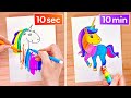 COOL ART TRICKS AND DRAWING HACKS || Easy And Cool Art Hacks by 123 GO Like!
