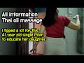 All information about Thai massage, 41 year old woman shyly offered me a paradise for her children