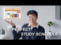 how to create a PRODUCTIVE STUDY SCHEDULE that AVOIDS BURNOUT *time management tips for students*