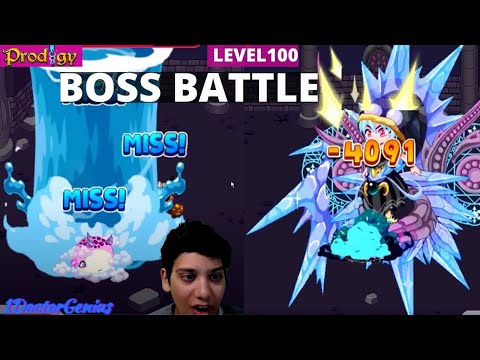 Epic Boss Battle Floor 100 and Mira Shade left me almost dead Prodigy Math Game