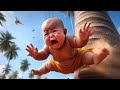 cute baby little monk long video #littlemonk #viralvideo