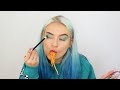 a makeup tutorial but not really bc i'm eating all the time