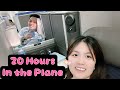 20 hours on the plane| Jenny Vlogs