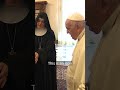 Pope Francis' encounter with cloistered Benedictine nuns