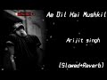 Ae Dil Hai Mushkil [Arijit singh] [Slowed+Reverb] Lofi Song|Extra Lofi Video
