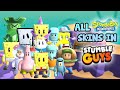 Stumble Guys - Gameplay of All Spongebob Skins (2024)