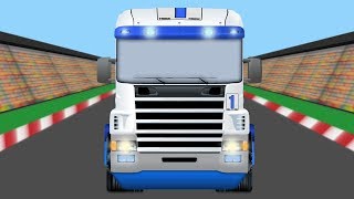 Truck Race for Kids - Video for Kids