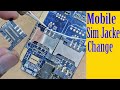 How to change replace china qmobile mobile phone sim card slot jacket socket Tutorial#20