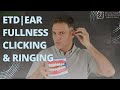 Ear Fullness, Clicking & Ringing | Eustachian Tube Dysfunction ETD w/ Exercises & Acupressure |